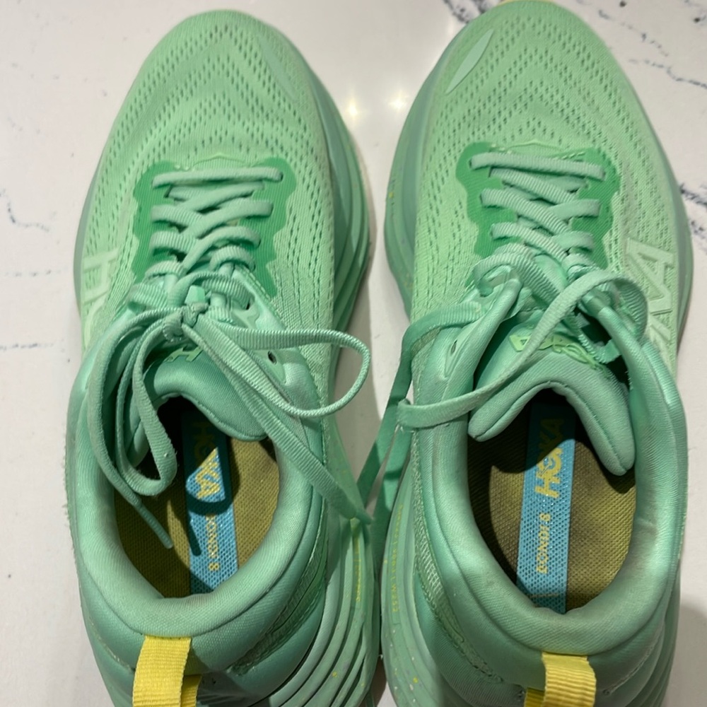Hoka Women's Mint Green Running Shoes
